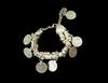 Fashion Retro Dual-use Coin Anklet/Bracelet with Engraved Design