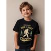 European Sizes Funny Sasquatch Hide & Seek Champion T-Shirt - Retro Casual Cotton Tee, Soft Round Neck Short Sleeve Top Suitable for Kids