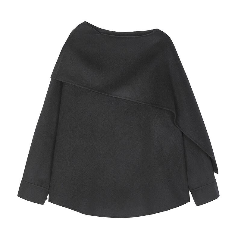 JNBY 25 Winter Wool Scarf Collar Coat