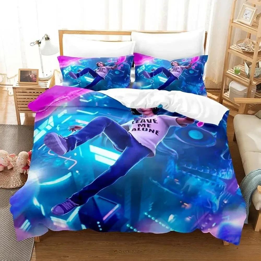 Exquisites 3D The Kid Laroi Tapete Anime Digitaldruck Bettwäsche-Set Bettbezug Steppdecke Bett Jugend Kinder Mädchen Jungen Geschenk