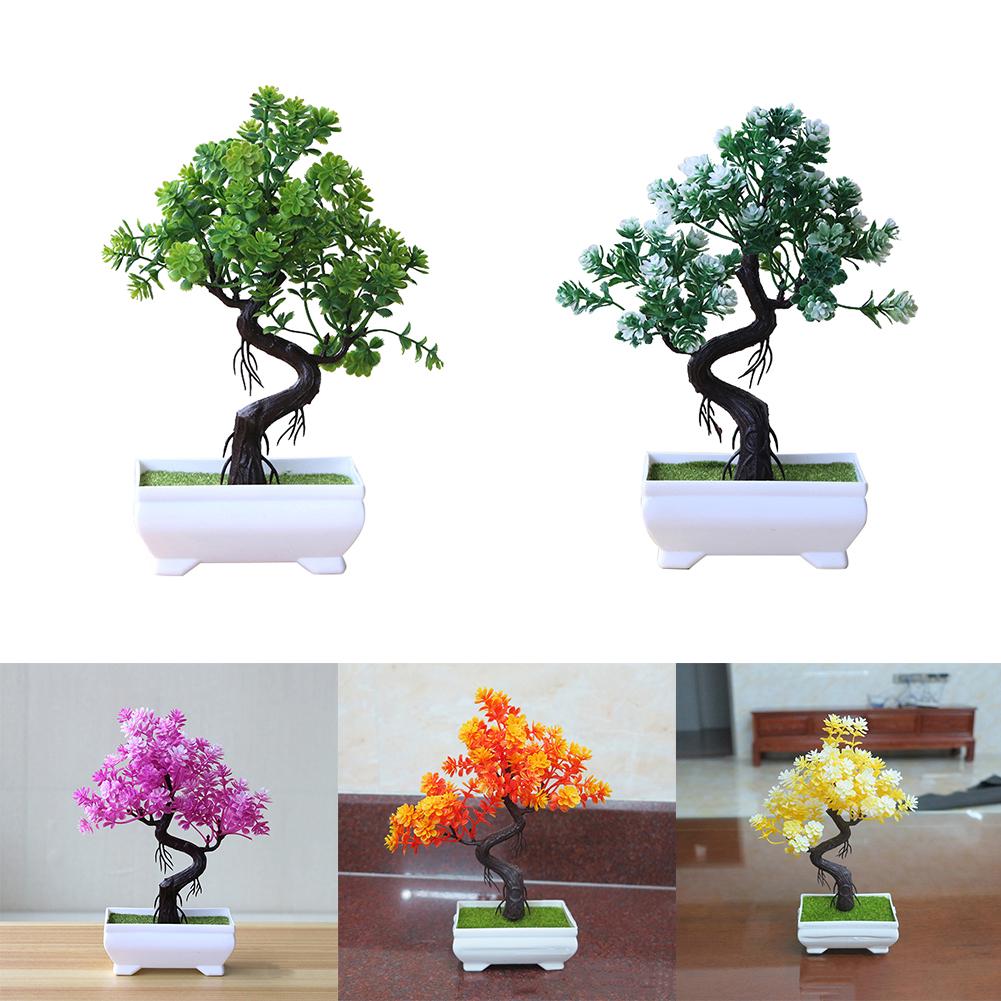 Yousheng Home Decor Artificial Potted Tree Bonsai Simulation Plant