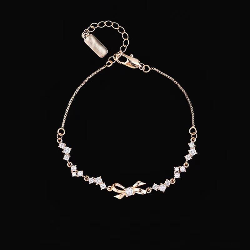 

Браслет с бантом Женский Новый Модный Простой Нишевый Дизайн Высококлассные Универсальные Ювелирные Изделия