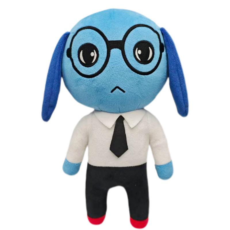 25-33cmHorror Animal Hospital Plush ToyBlue Dog Soft Stuffed Cartoon Doll CollectibleFor Adult Fans Home Decoration Cuddly Gift