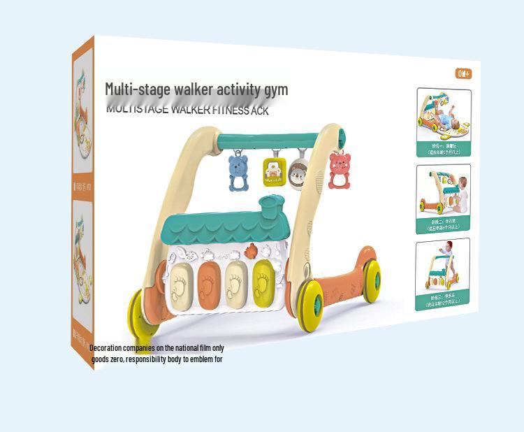 Musical Baby Fitness Rack and Walker for 6-Month-Olds