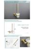 Brushed Gold 304 Stainless Steel Bathroom Set: Knurled Towel Rack, Towel Bar, Paper Holder, and Coat Hook