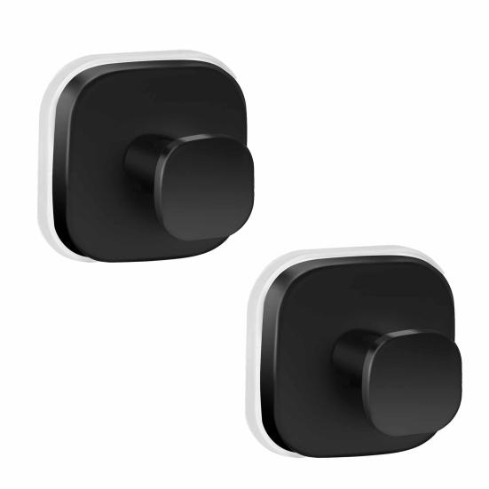 

Heavy Duty Suction Cup Hooks for Shower Stainless Steel Bathroom Wall Hooks Strong Adhesive Towel Hanger Easy Install Reusable Wreath Hanger 2pcs чёрный