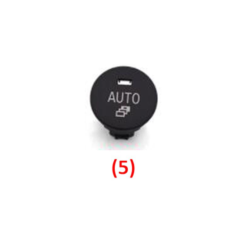For BMW 5 Series E60 Air Conditioning Panel Switch Button Central Control Knob Cover MAX AUTO OFF REST Seat