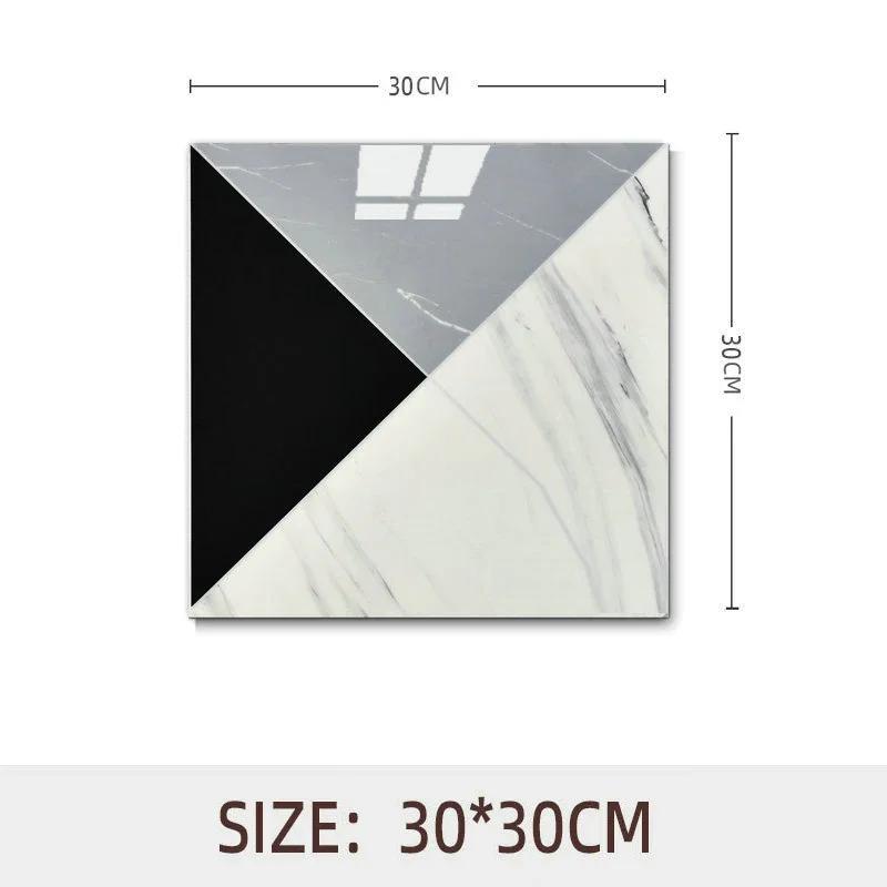 10pcs Waterproof Imitation Marble Wood Tile Floor Stickers 30*30cm Bathroom Home Decoration DIY Self-adhesive Wall Stickers