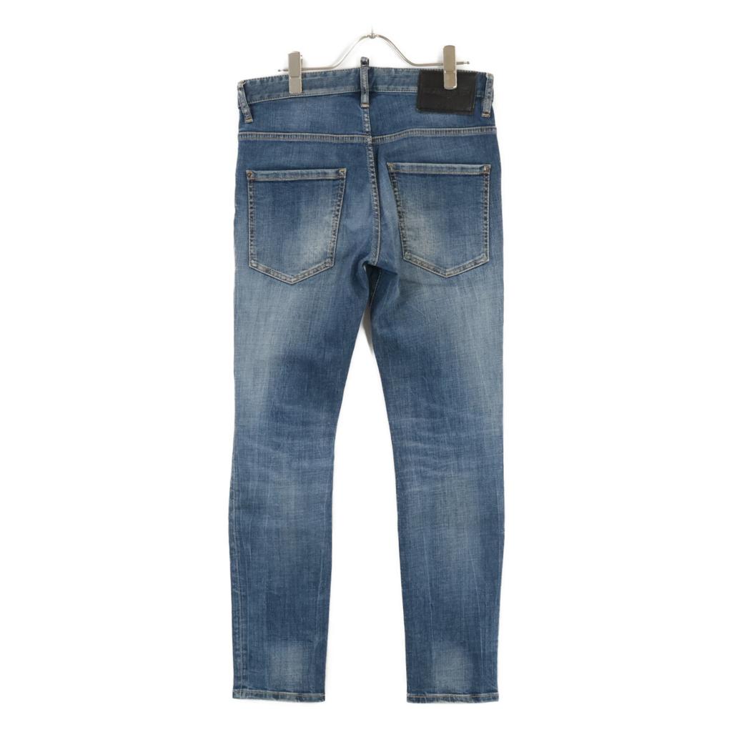 DSQUARED2 S79LA0043 Blue SKATER Button-Fly Denim Pants Bottoms 44 blueUsed