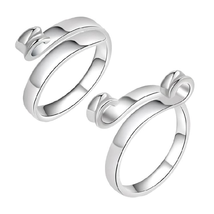 Adjustable Knitting Crochet Loop Rings Crochet Open Finger Rings Sewing Tools