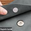 A4 PU Leather Zipper Pouch: Business Office File Bag & Stationery Folder