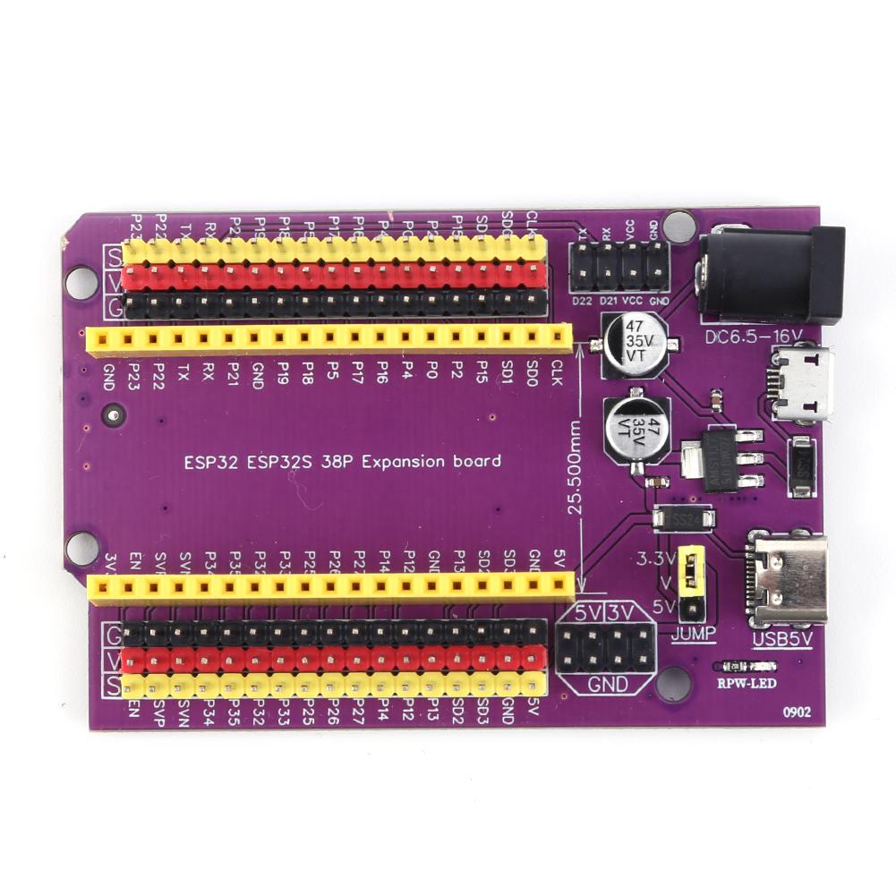 

ESP32 Development Board NodeMCU-32S Lua TYPE-C/MICRO GPIO Expansion Board