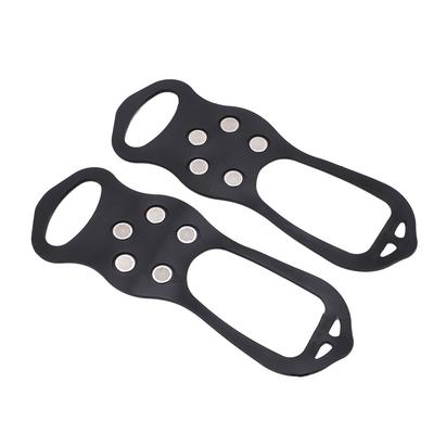 2Pcs 5 Tooth Anti Slip Simple Strengthened Ice Claw Crampons Outdoor Children S Ice Traction Cleats for Snow
