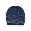 MLB Base Logo Sweatshirts Unisex Navy Crew Neck Moderate Regular 3AMTM1024-50NYD