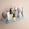 Bathroom Storage Rack Shower Caddy Organizer Load-bearing Easy To Install Suction Cup Strong Wall Floating