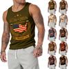 Herren Tanktop mit entspannter Passform und Flaggen-Print, ärmellos