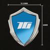 Titanium All-metal Sun-resistant and Non-fading Electric Motorcycle 3D Three-dimensional Car Sticker Modified Decorative Sticker Body Side Logo Badge