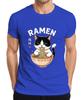 Raunisex Cat Noodles Food Japanese Funny Gift Vintage Unisexs Tshirt