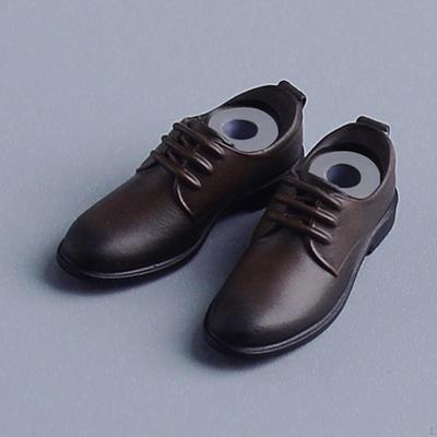 1/12 Doll Shoes Men's Shoes,Footwear Wearable Collection Decorative Mini Dress Up Miniature Model