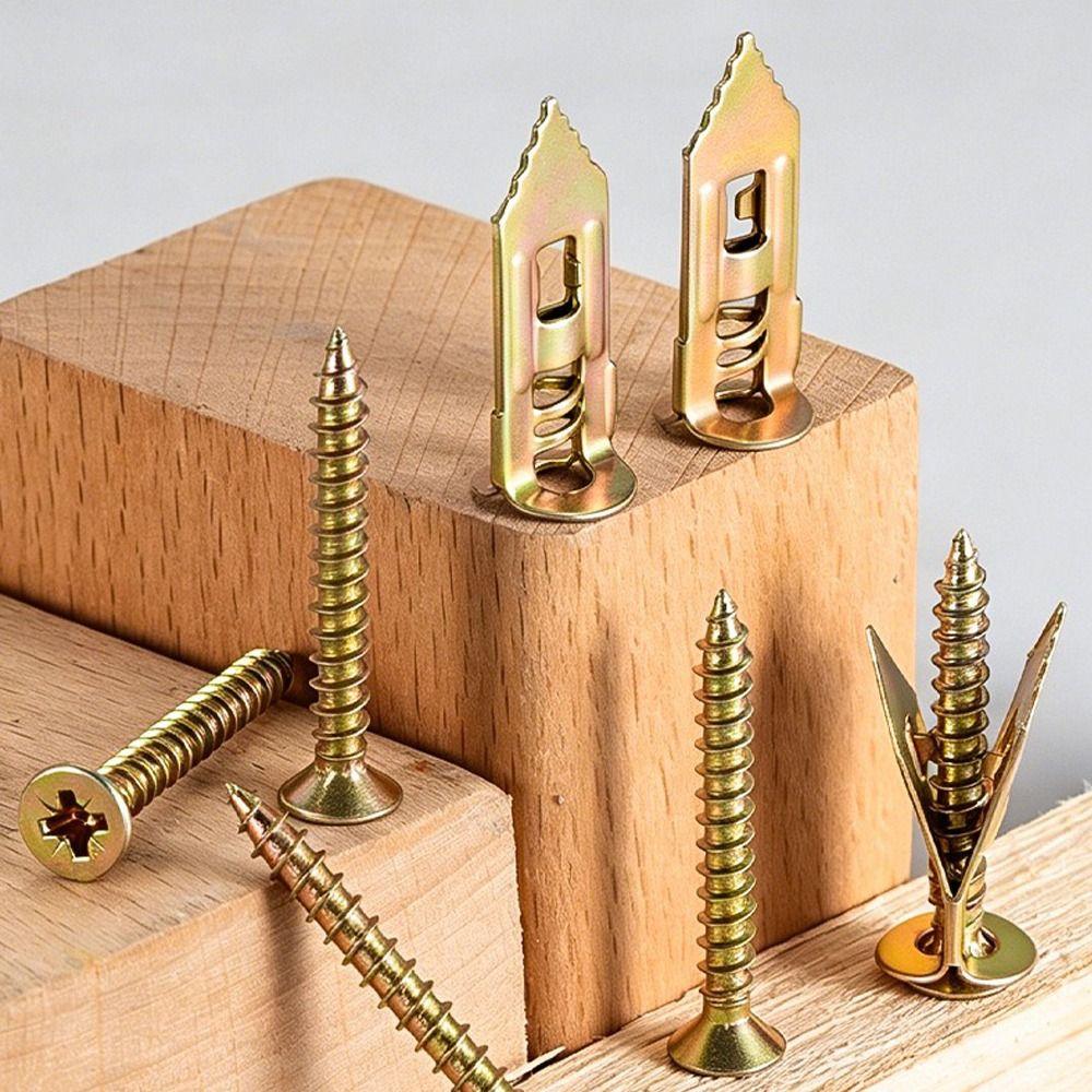 30Pcs/50Pcs Thickened Manganese Steel Wall Fastener High Hardness Steel Anchor Interior Decoration