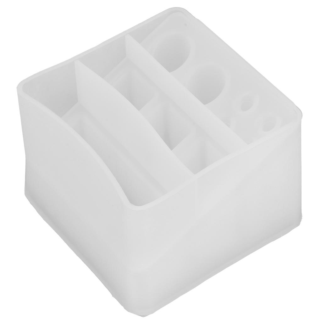 3D Lipstick Jewelry Storage Box Resin Casting Mold Silicone MultiSlot Organizers Mould