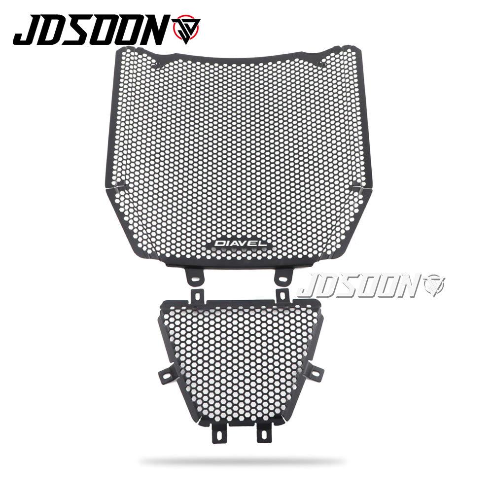 New 2024 For Ducati DIAVEL V4 Diavel V4 2023 2024+ Motorcycle Radiator Guard DiavelV4 Grille Protector Oil Cooler Cover Aluminum DIAVEL -logo