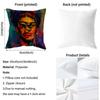 F-Fridas Painting Art Pillow Case Anti-Dustmite Pillowcase Invisible Zipper Silky Short Plush Sofa Cushion Cover
