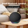 Wireless Bluetooth Speaker with 360° Surround Sound IPX4 Waterproof Speaker RGB Lights Portable Subwoofer for Party Travel