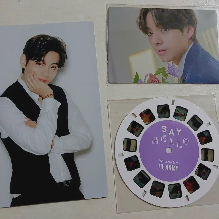 

Bts V Photo Card + Viewmaster Set
