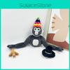 Нова Плюшева Іграшка Мавпа з Gorilla Tag, М'яка Лялька з Капелюхом, Висота 25 см