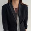Alloy Tassel Chain Brooch Exaggerated Water Droplet Tassel Clothing Tie Pin Necklace Jewelry