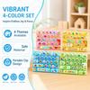 Cute 26  Keyboard Keychain 26 Grid Fidget Toy Funny Fingertip Button Keyring  Office Use