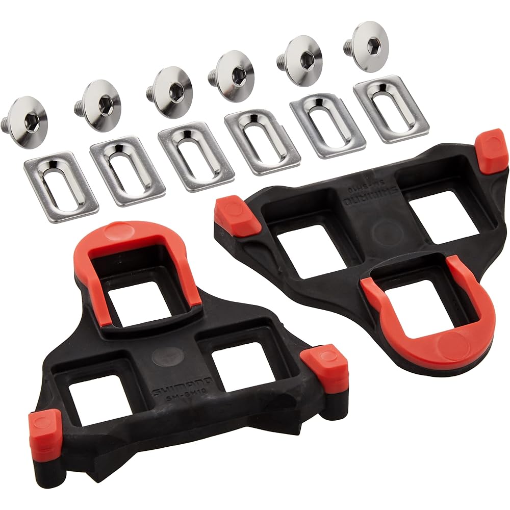 Shimano SM-SH10 SPD-SL Cleats Red Fixed Mode Compatible with PD-R9100 R9000 R8000 6800 R7000 5800