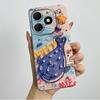 Für tecno Spark go 2024 BG6 Hülle Fundas Schöne Blumen Mattes Flüssigsilikon Schutzhülle Für Tecno SparkGO 2024 Handyhüllen