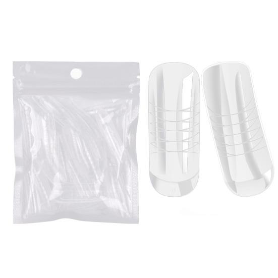 60 Stück künstliche Nägel, abnehmbar, dekorativ, langlebig, tolle transparente Nagelform, Spitzen, Maniküre-Design für den Salon
