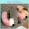 Cute Long Cartoon Tongue Puppy Design Portable Neck Pillow For Travel Rest And