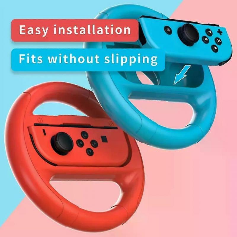 Nintendo Switch & OLED Console Steering Wheel Gaming Steering Wheel for Mario