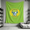 Canberra Raiders Wall Tapestry Aesthetic Wall Hanging Printed Fabric Blanket Decorative Tapestries for Bedroom Living Room Home Decor