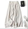 Cotton Linen Wide Leg Pants For Women With Pockets And High Waist Comfortable Spring Fashion