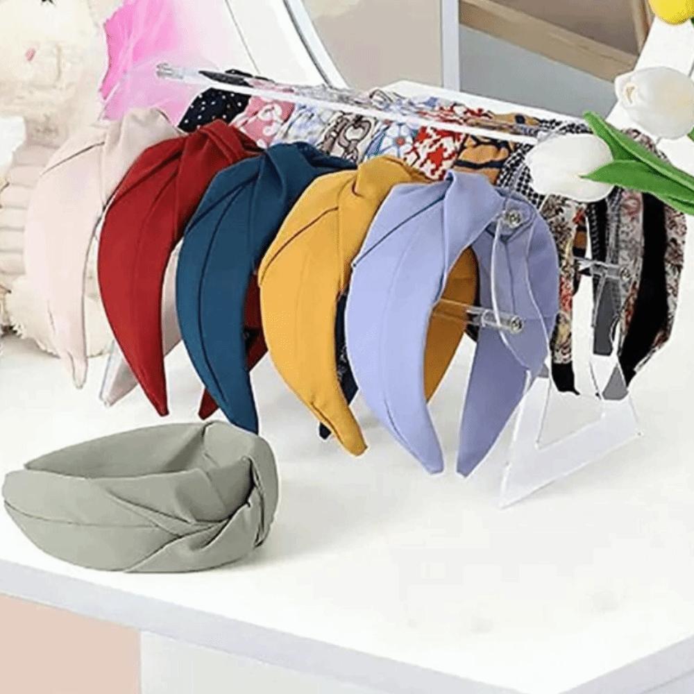 Multifunctional Acrylic Headband Holder Clear Hairband Organizer Jewelry Display Stand Photo Props