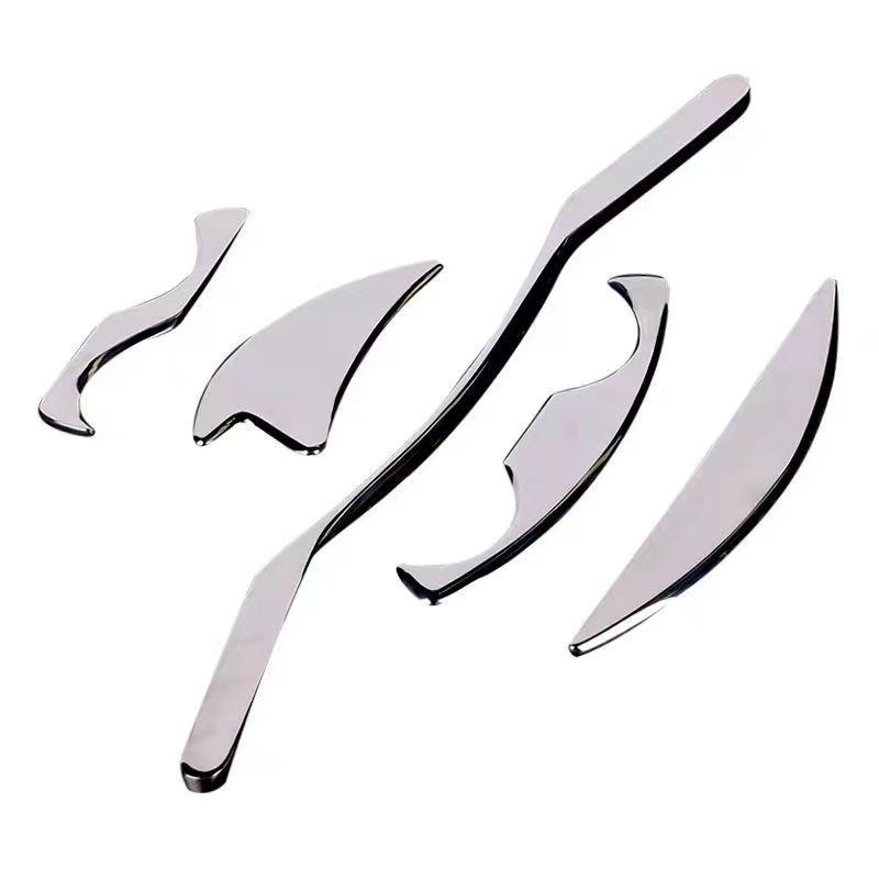 

Stainless Steel Gua Sha Muscle Relaxation Knife Set - 5 Pieces for Athletes