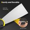 Stainless Steel Putty Knife Scraper Shovel Paint Tools Construction Drywall Removing Wallpaper Household Industrial Cleaning