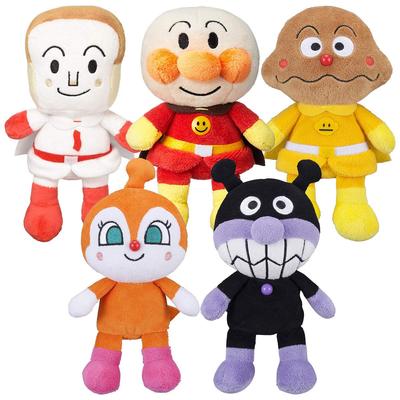 SEGA TOYS Anpanman Prichi Beans S Plus 5-dielna sada plyšových hračiek Anpanman Shokupanman Currypanman Baikinman Dokinchan
