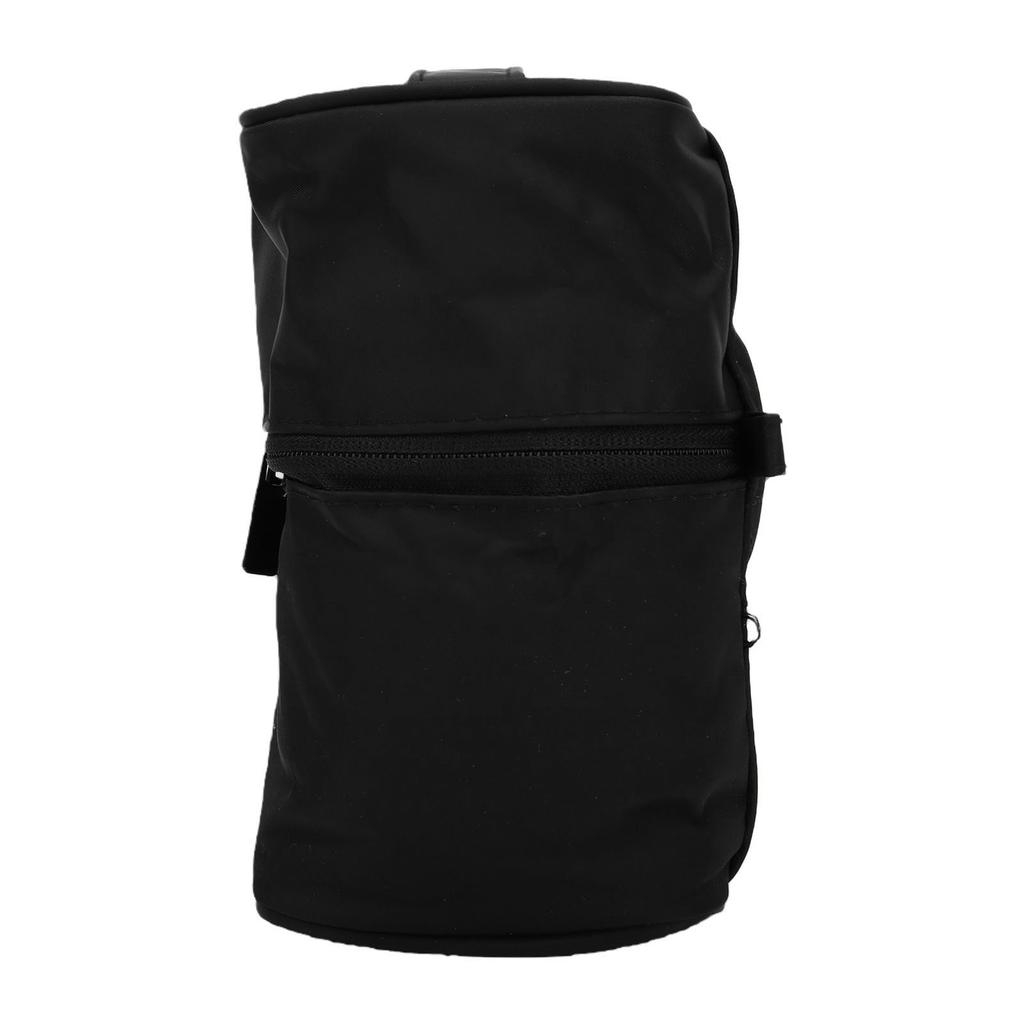Stand Up Makeup Bag Water Proof Nylon Travel Cosmetic Organizer Portable Toiletry Pouch Black