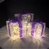 Luminous Cat Eye Christmas Gift Box Decoration for Shopping Malls
