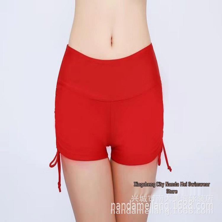 2025 Women's Anti-Exposure Boyleg Bikini Yoga Shorts Swimwear