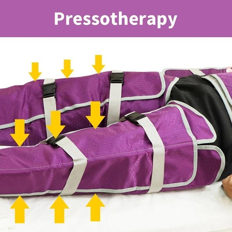 Travel/Outdoor Portable Massager - Electric Air Compression Socks for Leg Foot Detox