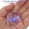 20Pcs Non-Slip Double-Sided Suction Cup PVC Sucker Pad Top Spacer Vacuum Suckers  DIY Soap Holder