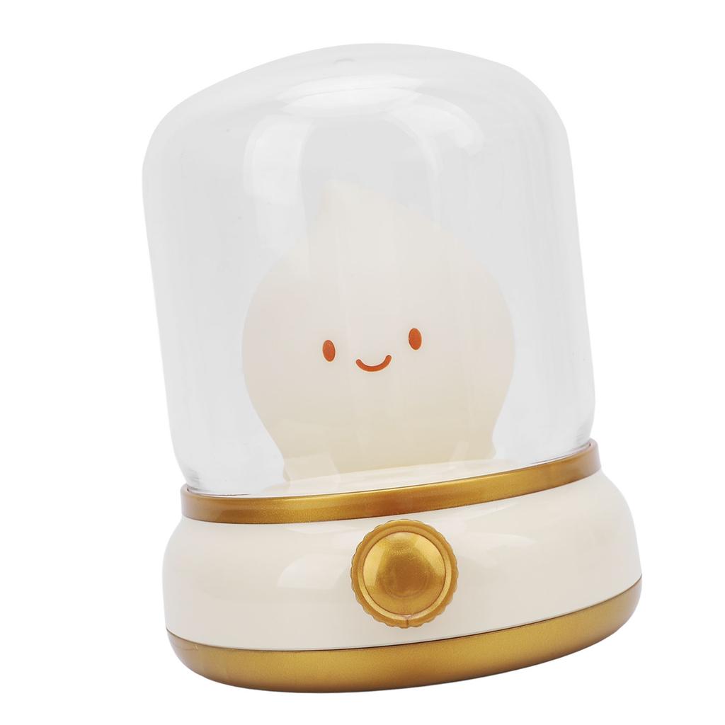 Kerosene Night Light 800mAh Cozy Light Bedside Table Light Cute Silicone Baby Night Lamp For Bedroom