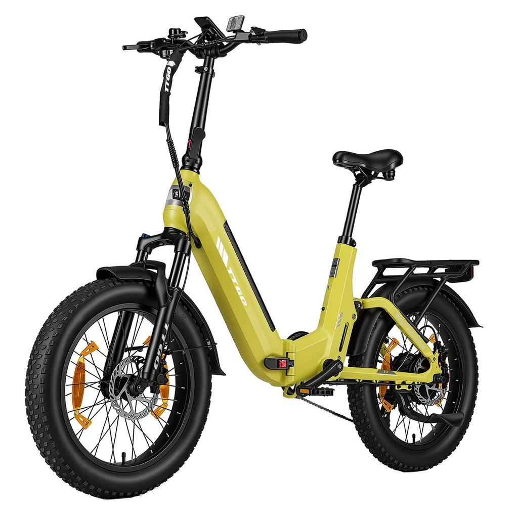 TTGO F7 Folding Electric Bike, 48V 15Ah Battery, Hydraulic Disc Brakes